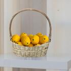 Fruta Limão Artificial Realista 18 Unidades Para Ambiente Cin