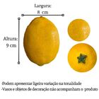 Fruta Limão Artificial Realista 18 Unidades Para Ambiente Cin