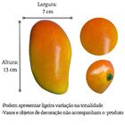 Frutas Artificiais Realistas 3 Unidades De Manga Decorativa P
