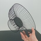 Fruteira 15x26x26cm Metal Preto Com Pé