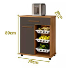 Fruteira 1 Porta 1 Gaveta 3 Cestos Goiânia Arte Móveis