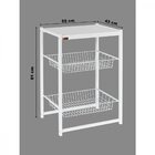 Fruteira 2 Cestos Multiuso Max Ciplafe