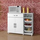 Fruteira 2 Portas 1 Gaveta Salinas Arte Móveis Branca Com Ces