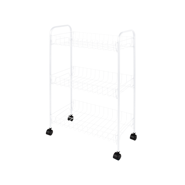 Fruteira 3 Andares Branco C/rodas Mor