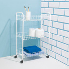 Fruteira 3 Andares Branco C/rodas Mor