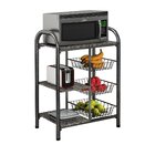 Fruteira 3 Cestas 3 Prateleiras Com Apoio De Microondas Flex