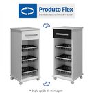 Fruteira 3 Cestos 1 Gaveta Curitiba Arte Móveis Preto-branco