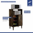 Fruteira 3 Cestos 2 Prateleiras 1 Porta Berlim Kaiki Moveis Y