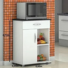 Fruteira  Para Cozinha Para Shampoocom Tampo Na Cor Preta