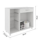 Fruteira Armário Balcão Multiuso Cozinha Amanda Branco Fiorel