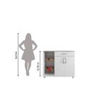 Fruteira Armário Balcão Multiuso Cozinha Amanda Branco Fiorel