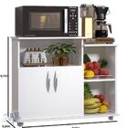 Fruteira Armário Multiuso Branco Cozinha Armazenamento