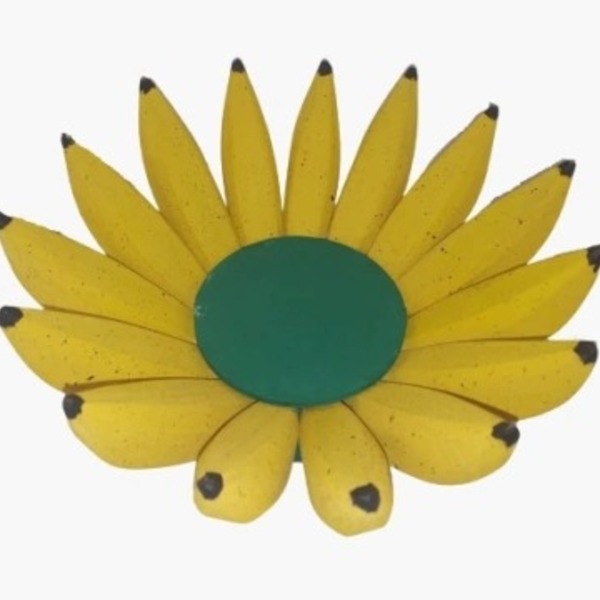 Fruteira Banana P Em Madeira - Cód P13