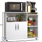 Fruteira Bancada De Cozinha Paneleiro Porta Frutas C/ Rodas C