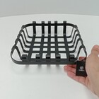 Fruteira Bandeja Organizadora Home&co Metal 6x35x24cm Preto