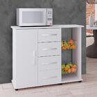 Fruteira Camila 4 Gavetas Organizadoras 1 Porta Prateleira In