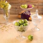 Fruteira Centro De Mesa Cristal Com Pé 26cm Brandon - Lyor