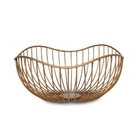 Fruteira Centro De Mesa Rustica Metal Redonda - Carisma