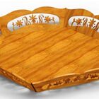 Fruteira Com Detalhes Vazados Em Mdf