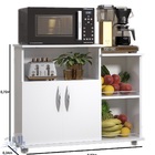 Fruteira Cozinha Armário 2 Portas 1 Gaveta Microondas Balcão