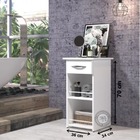 Fruteira Cozinha Mesa Madeira Armário 2 Andares C/ 1 Gaveta