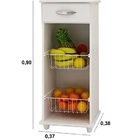 Fruteira Dacheri Agata Branca