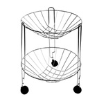 Fruteira De 2 Andares Redonda 30x30cm
