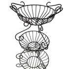 Fruteira De 3 Andares Em Ferro - Cód 1015