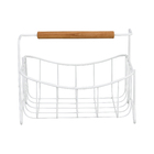 Fruteira de Aço Branca Eco design Arthi