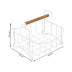 Fruteira de Aço Branca Eco design Arthi