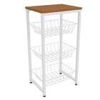 Fruteira De Chão 3 Cestos 75 Cm Li035