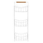 Fruteira de chão Aço Branca Eco design Arthi