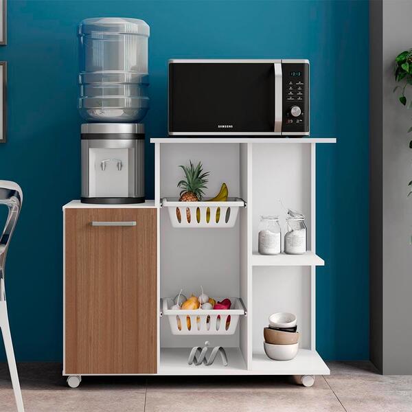 Fruteira De Chão Branco Montana Clara Madine