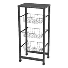 Fruteira De Chão Para Cozinha 3 Andares Texturizada Master