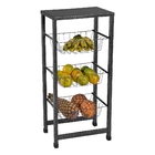 Fruteira De Chão Para Cozinha 3 Andares Texturizada Master