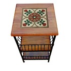 Fruteira De Ferro E Madeira Com Ladrilho Hidráulico  2 Andare