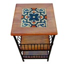 Fruteira De Ferro E Madeira Com Ladrilho Hidráulico  2 Andare