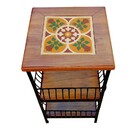 Fruteira De Ferro E Madeira Com Ladrilho Hidráulico  2 Andare