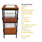 Fruteira De Ferro E Madeira Com Ladrilho Hidráulico  2 Andare