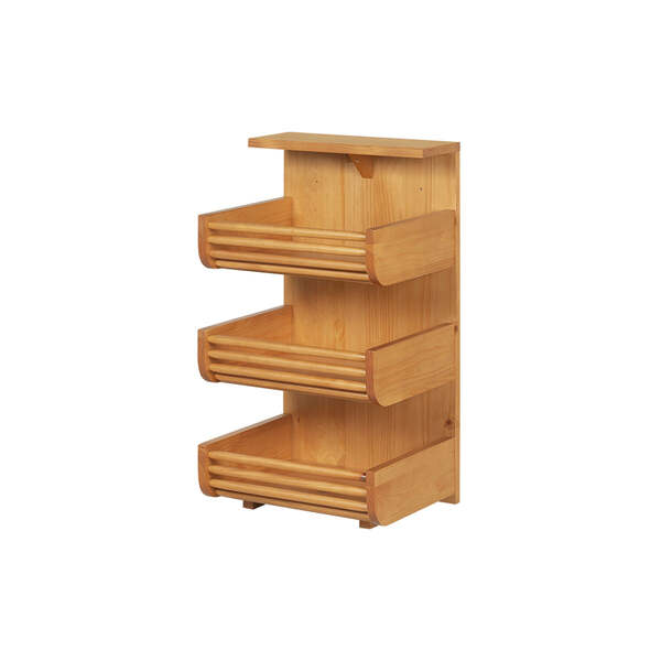 Fruteira De Madeira Butiá - Nozes - Meu Móvel De Madeira