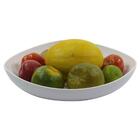 Fruteira De Mesa 3,5l Trio Crippa Bancada Branco Porta Frutas