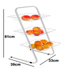 Fruteira De Mesa Aramado 3 Cestos Cozinha Sala De Jantar Mult