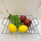 Fruteira De Mesa Bancada Quadrada Aço Cromado Duler