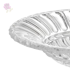 Fruteira De Mesa De Vidro Redonda Com Pe Metropolitan Hauskra