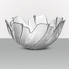 Fruteira De Mesa Modelo Folha - Vidro