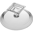 Fruteira De Mesa Pilar Vidro Transparente Para Festa Enfeite