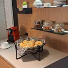 Fruteira De Mesa Preta Aramada Redonda 34,5cm Masutti Hélice