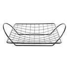 Fruteira De Mesa Retangular Curva Com Alça Em Aço - Wp Connec