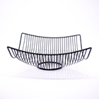 Fruteira Decorativa De Metal Preto 9 5x27x24 - Indo Decorar