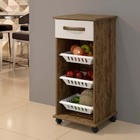 Fruteira Decorativa Para Área De Serviço Pequena C/ 3 Cestos